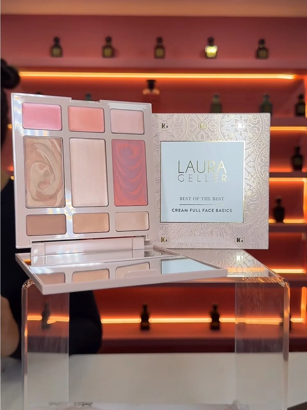 Laura Geller Cream Full Face Palette - Pink, Peach & Neutral Tones NEW IN BOX